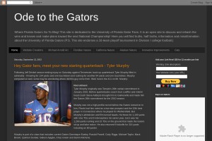 Screenshot of Ode to the Gators