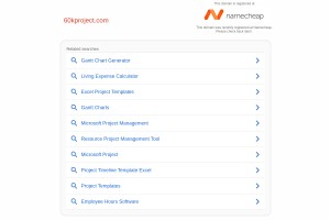 Screenshot of The $60K Project