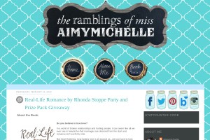 Screenshot of the ramblings of miss aimymichelle