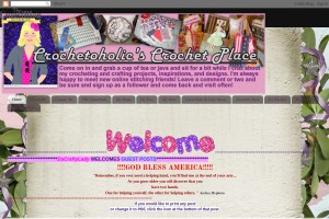 Screenshot of Crochetoholic's Crochet Place