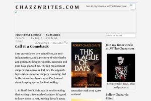 Screenshot of Chazz Writes