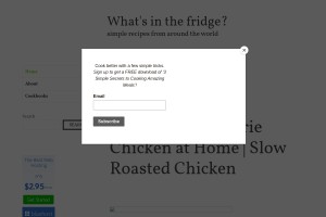 Screenshot of What's in the Fridge?