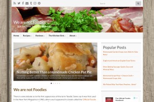 Screenshot of We are not Foodies