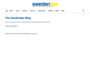 Screenshot of Sweden Travel Guide