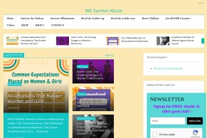 Screenshot of We Survive Abuse