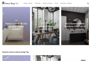 Screenshot of Interior Design Tips