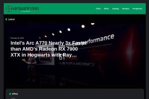 Screenshot of Hardware Times