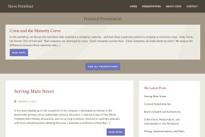 Screenshot of Steve Freishtat - Growth Through Business