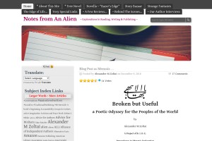 Screenshot of Notes from An Alien