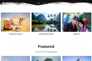 Screenshot of The World Travel Guy