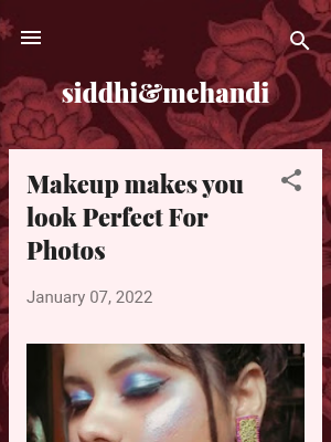 Screenshot of Makeup makes you look perfect for photos