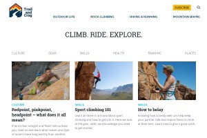 Screenshot of Trail & Crag