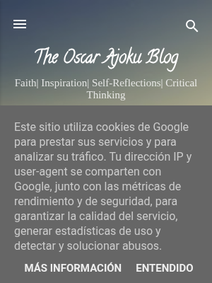 Screenshot of The Oscar Ajoku Blog