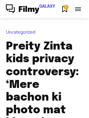 Screenshot of Preity Zinta addresses her kids’ privacy concerns, slamming 