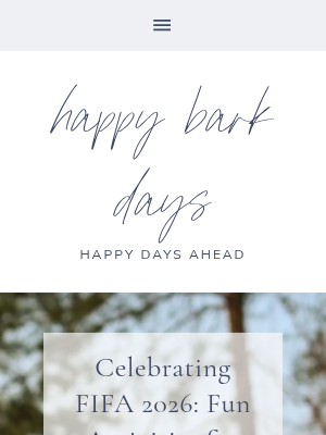 Screenshot of happybarkdays