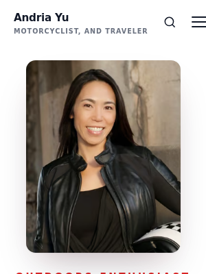 Screenshot of Andria Yu
