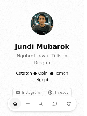 Screenshot of Jundi Mubarok
