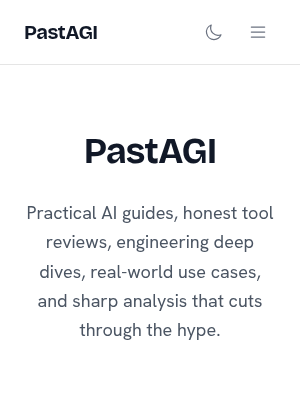 Screenshot of PastAGI
