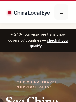 Screenshot of China Local Eye