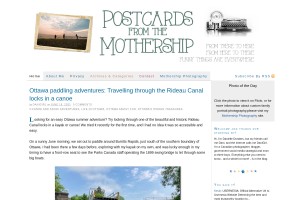 Screenshot of Postcards from the Mothership