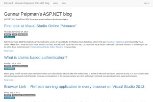Screenshot of Gunnar Peipman's ASP.NET Blog