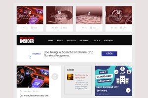 Screenshot of Motor Trade Insider - Advice, Information, Trends, Current event