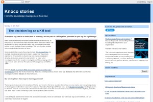 Screenshot of Knoco stories