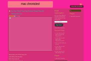 Screenshot of Mac Chronicles
