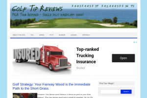 Screenshot of Golf Tip Reviews