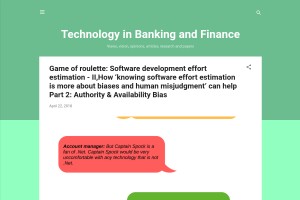 Screenshot of Technology in Banking and Finance