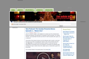 Screenshot of the m0vie blog