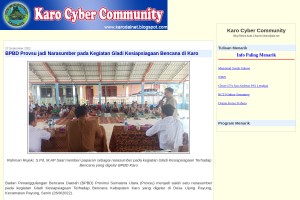Screenshot of Karo Cyber Community