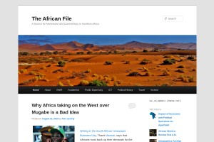 Screenshot of The African File