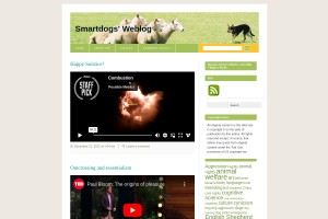 Screenshot of Smartdogsâ€™ Weblog