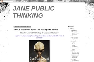 Screenshot of JANE PUBLIC THINKING