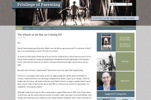 Screenshot of privilegeofparenting's blog
