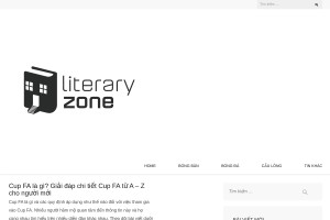Screenshot of Literaryzone