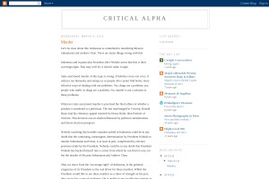 Screenshot of Critical Alpha