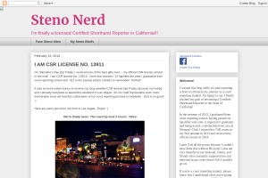 Screenshot of Steno Nerd