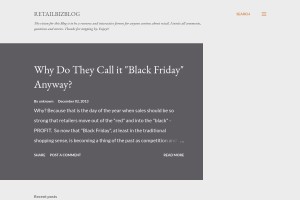 Screenshot of BizBlog