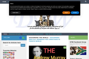 Screenshot of Discerning the World