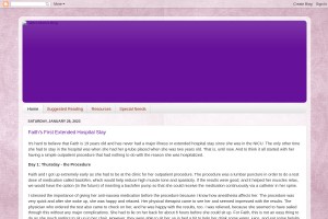 Screenshot of Faith's Mom's Bog