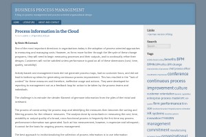 Screenshot of Business Process Management
