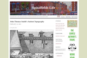 Screenshot of Spitalfields Life