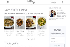 Screenshot of Umami Girl