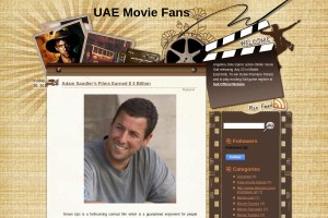 Screenshot of UAE Movie Fans