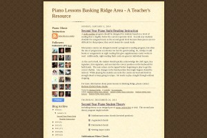 Screenshot of Piano Instruction NJ - A Musician's Resource