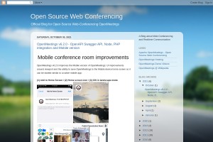 Screenshot of Open Source Web Conferencing