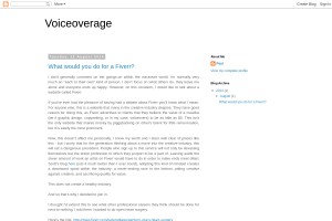 Screenshot of This is a blog where Peter can share his insight into the wo