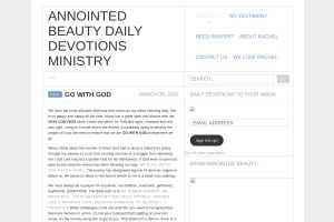 Screenshot of Annointed Beauty-Inspiration Station